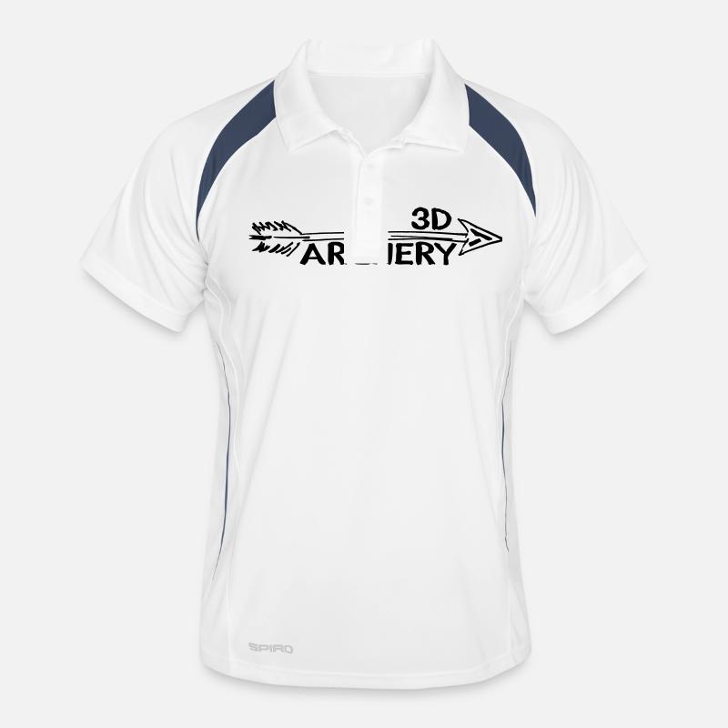 3D Archery Pfeil und Bogen Bogenschießen Longbow Männer Polo atmungsaktiv