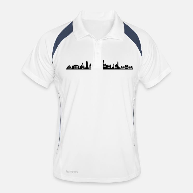 Skyline - Augsburg Männer Polo atmungsaktiv