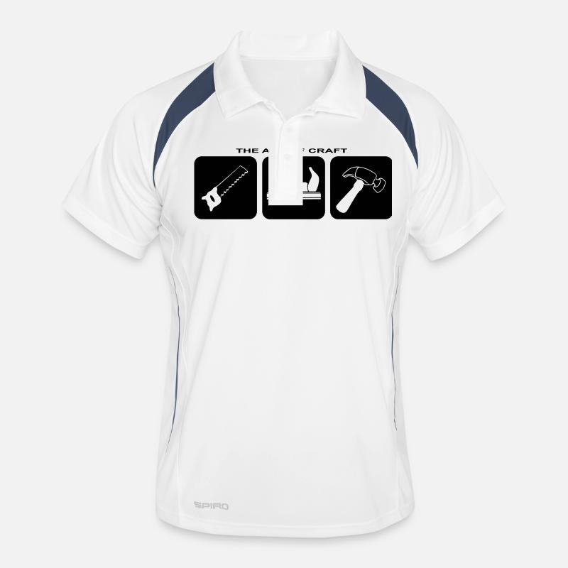 Craftsman Tool Hammer Craft Screwdriver Men's Polo breathable