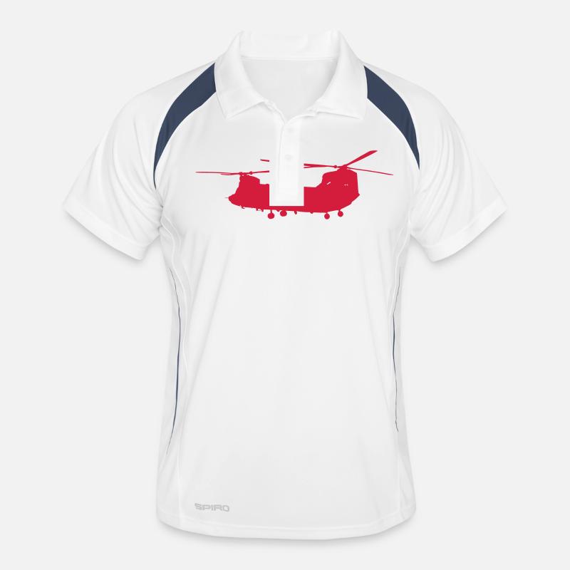 Chinook Helicopter Men's Polo breathable