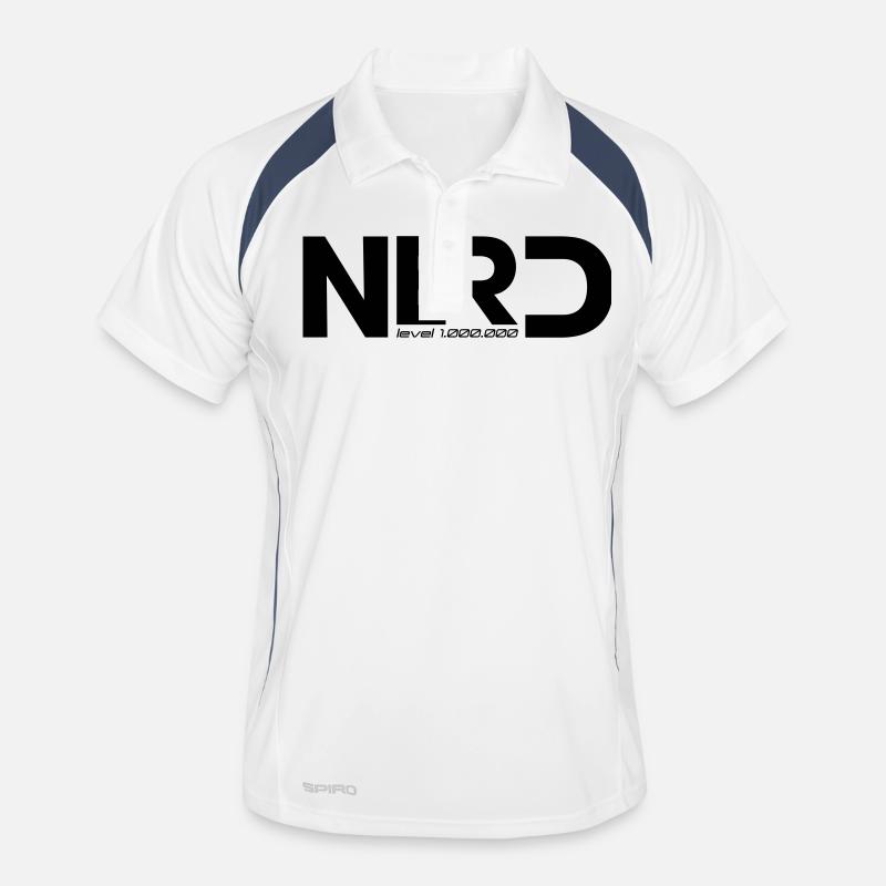 nerd level 1000000 Men's Polo breathable