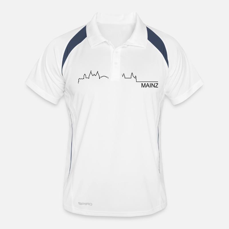 Skyline Mainz Männer Polo atmungsaktiv