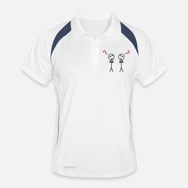 Question mark Men's Polo breathable