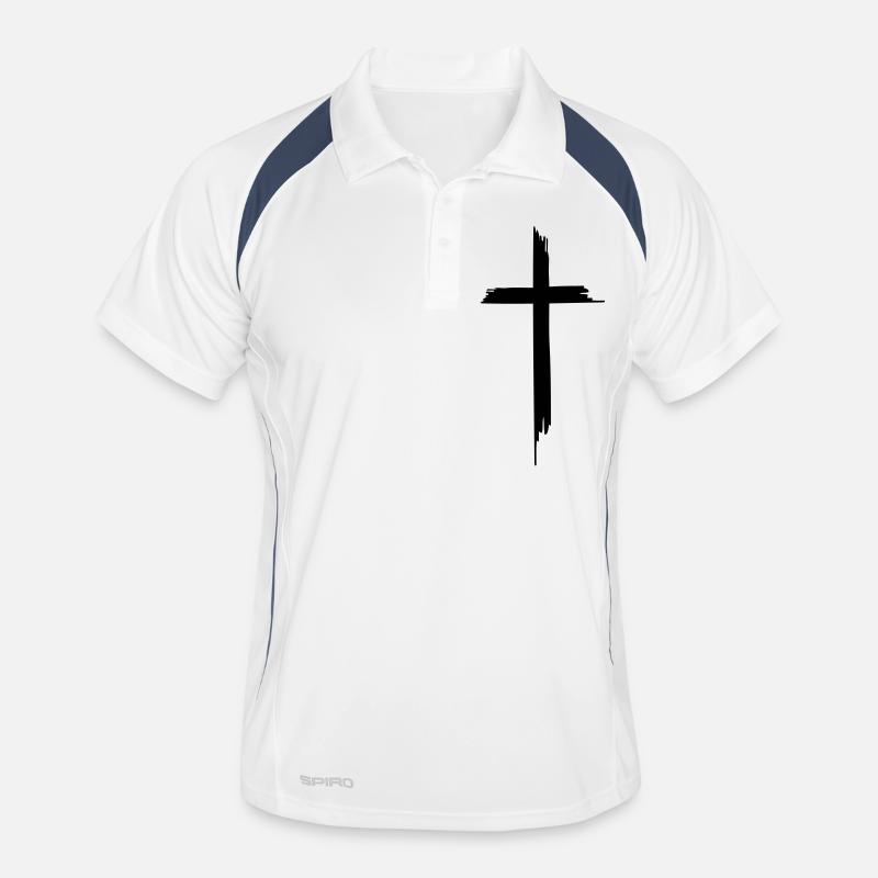 Kreuz Männer Polo atmungsaktiv