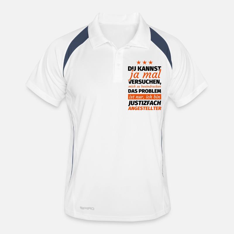 Justizfachangestellter Geschenk Männer Polo atmungsaktiv