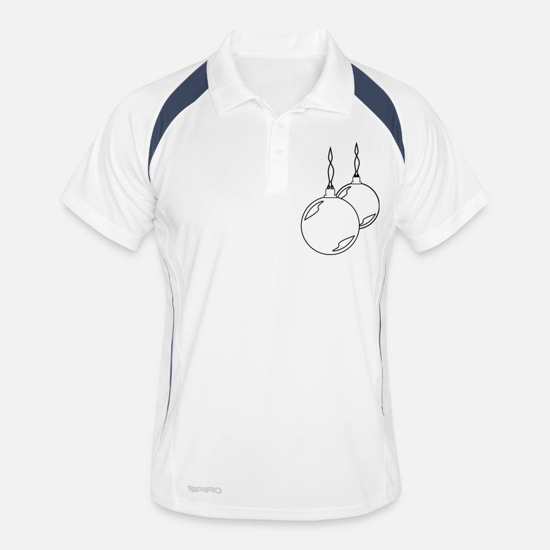 deux boules de Noël Polo respirant Homme