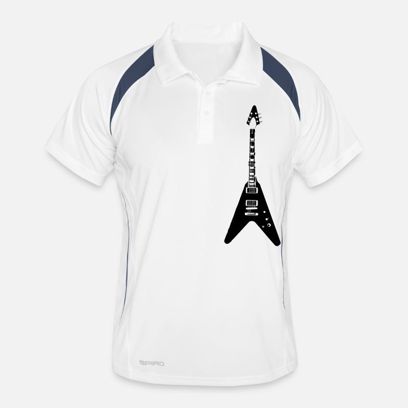 guitar Men's Polo breathable