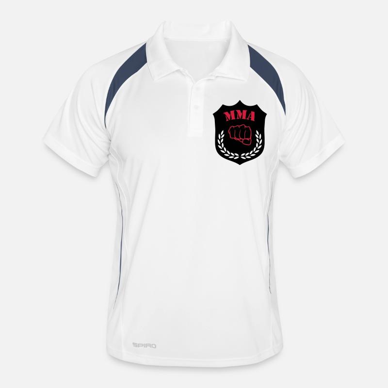 mma__02 Männer Polo atmungsaktiv