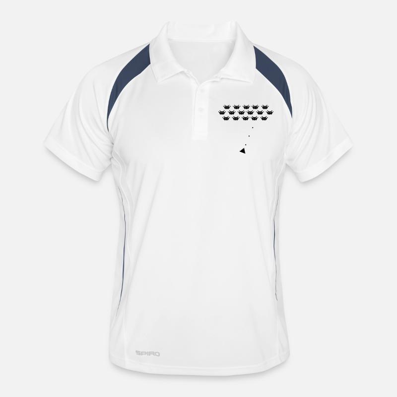 space attack Polo respirant Homme