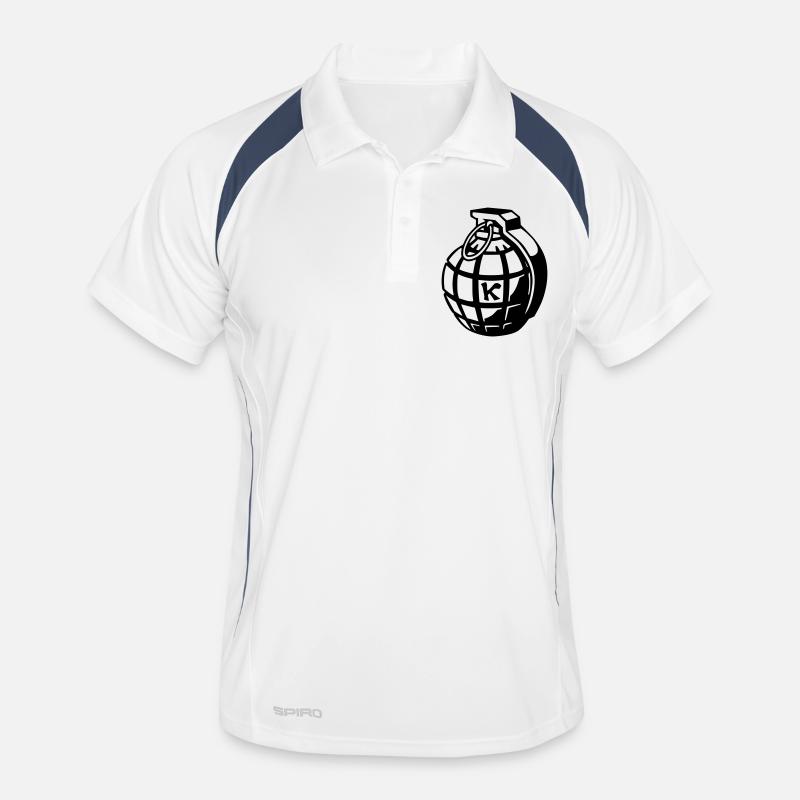 Granate Polo respirant Homme