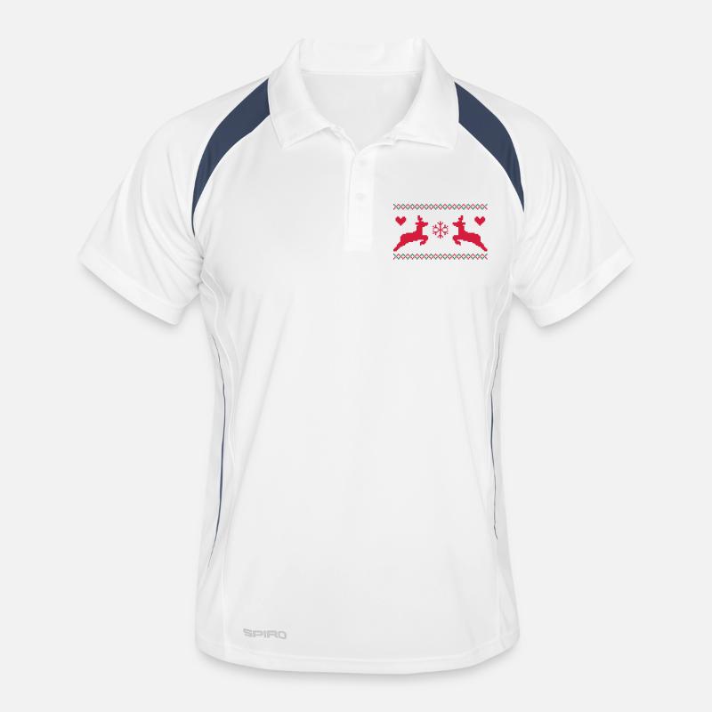 christmas day design Men's Polo breathable