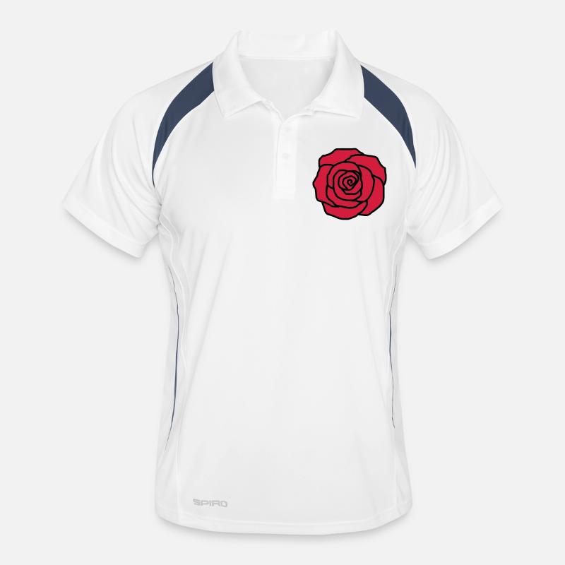Rose Men's Polo breathable