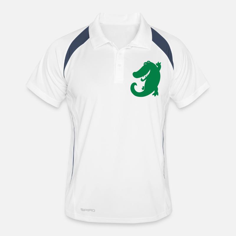 krokodil Männer Polo atmungsaktiv