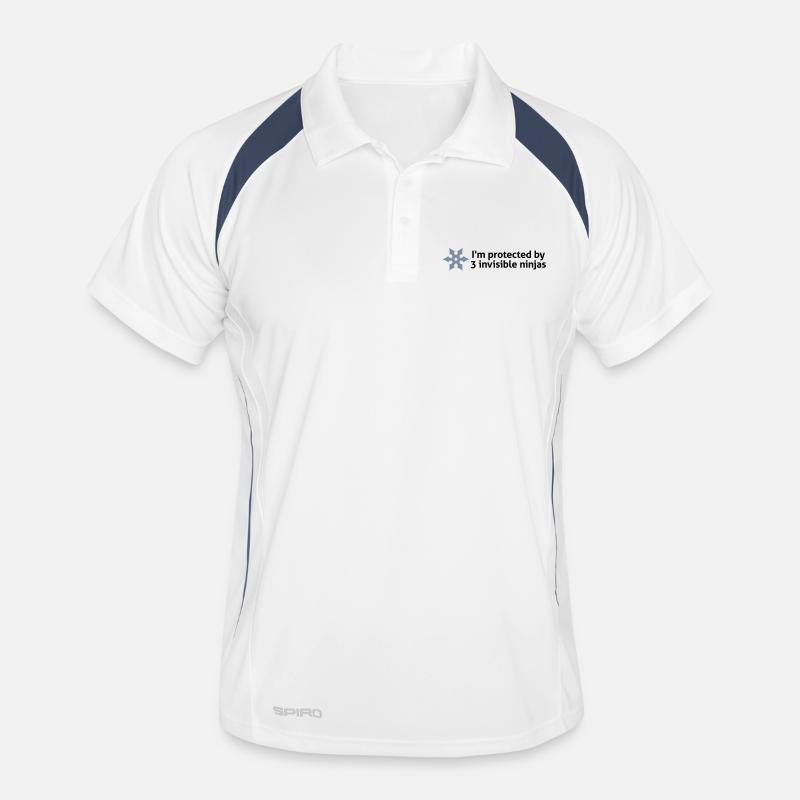 I am protected by invisible ninjas! Men's Polo breathable