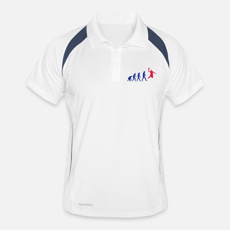 Basketball evolution logo Men's Polo breathable