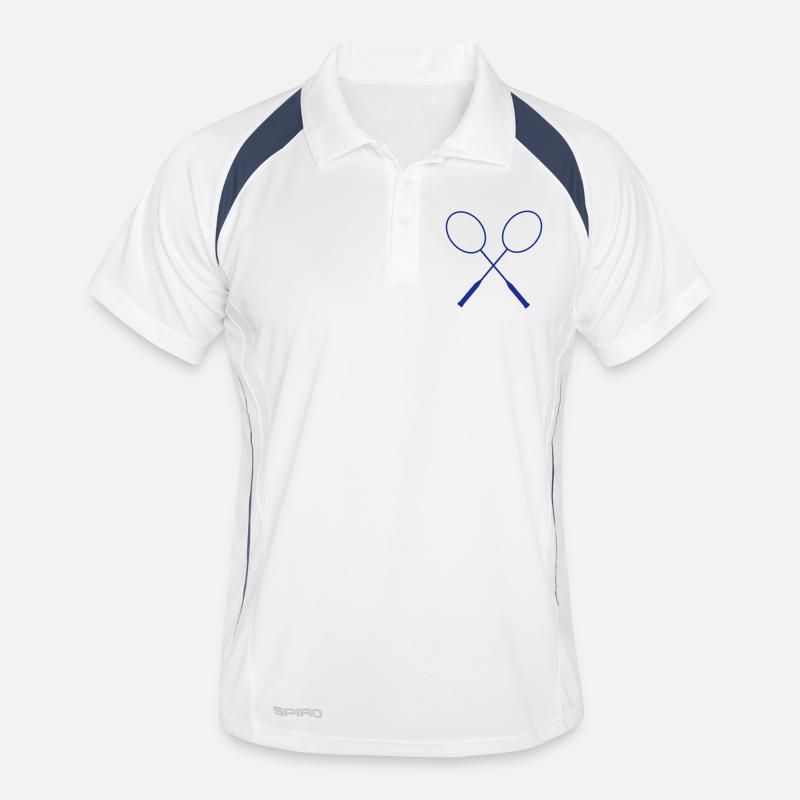 badminton_front Männer Polo atmungsaktiv