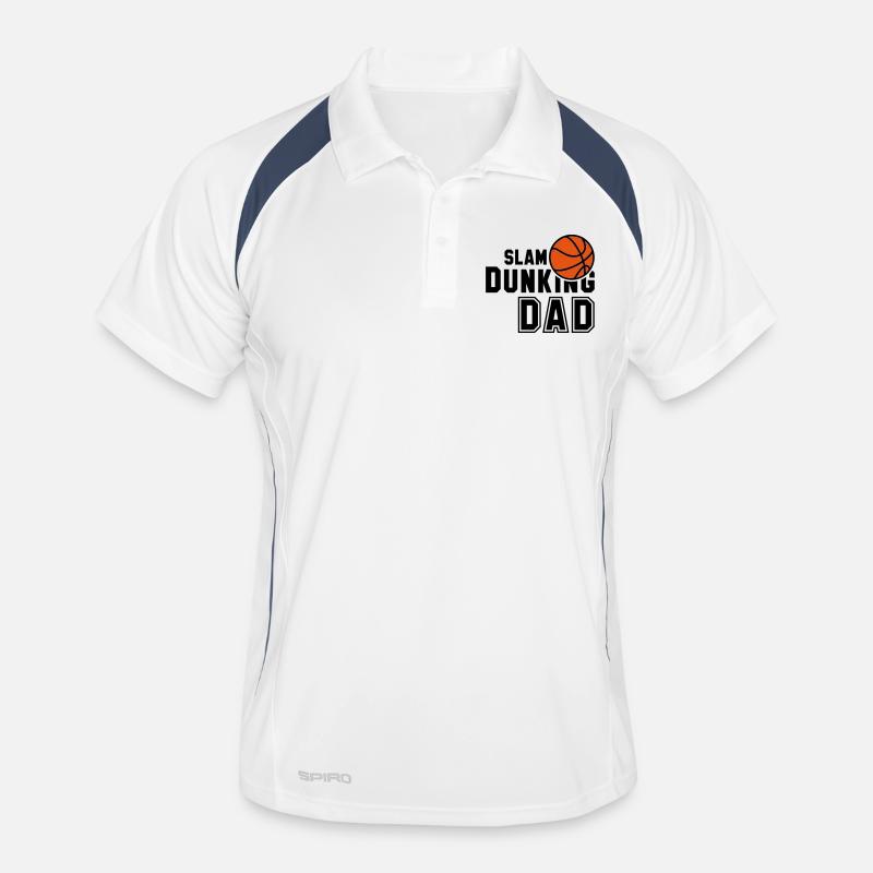 SLAM DUNKING DAD 2 Colors Men's Polo breathable