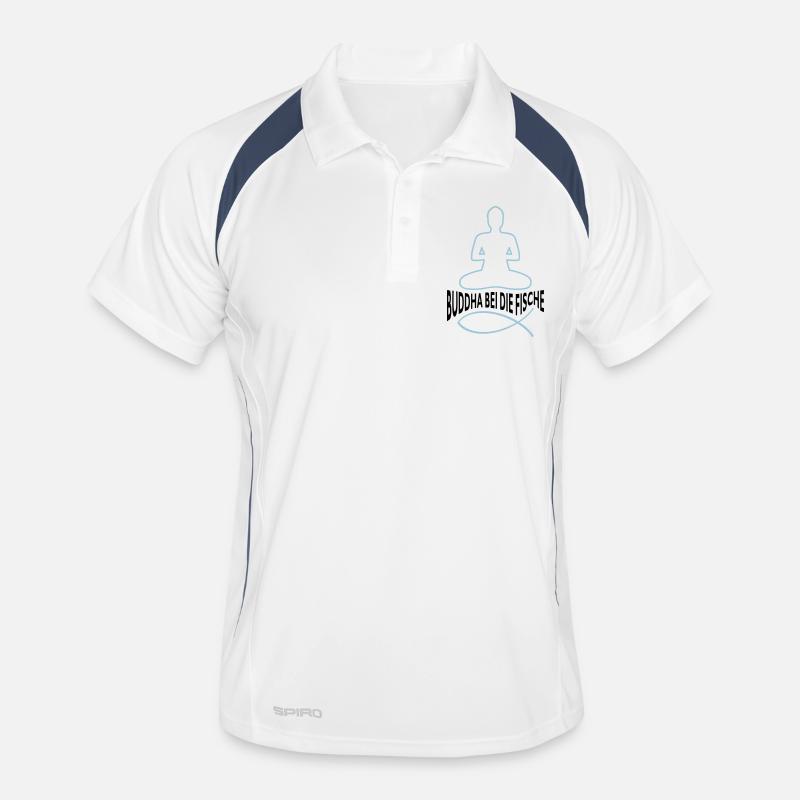 BOUDDHA DANS LE POISSON Polo respirant Homme