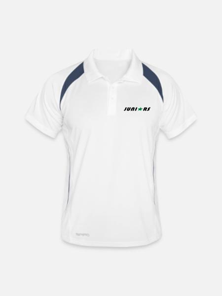 juniors - Men's Polo breathable - white/navy - Front