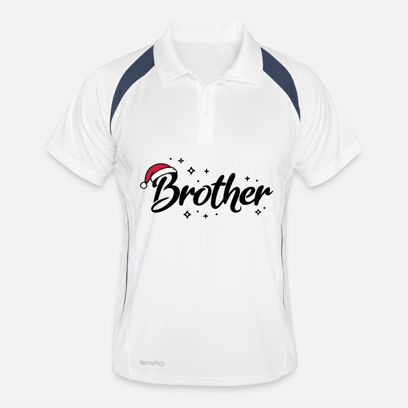 Santa Hat Brother Brother Men's Polo breathable