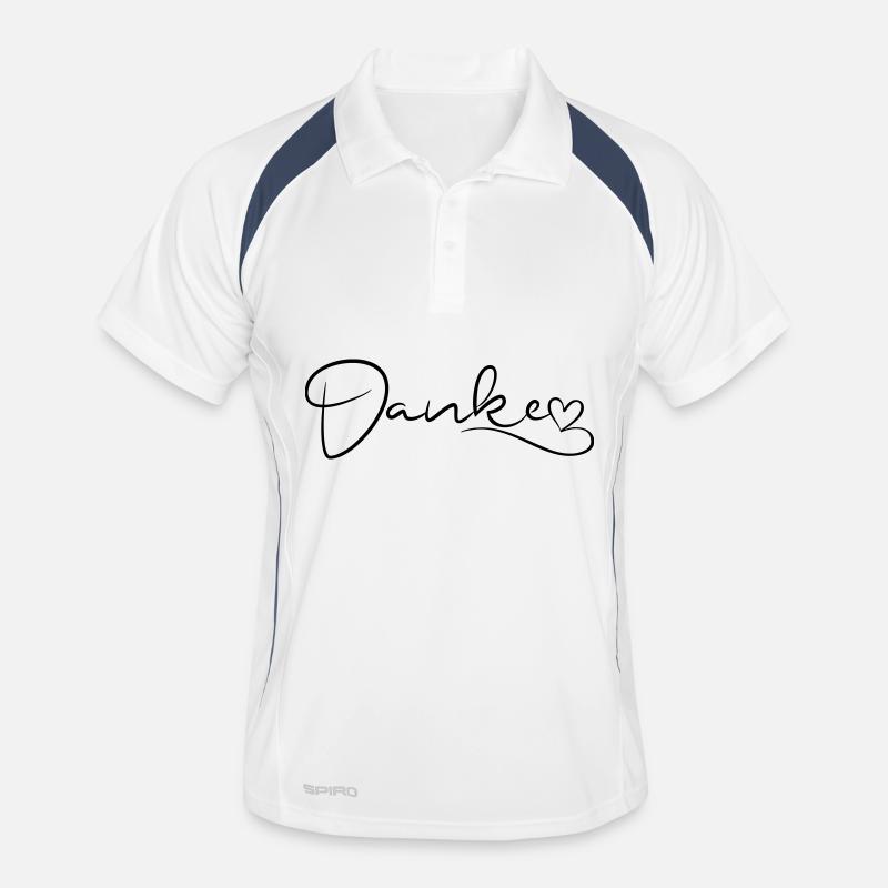 Thank You Scripture with Heart Men's Polo breathable