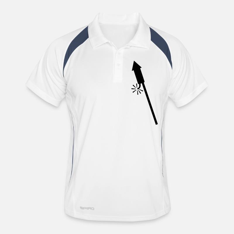 New Year Rocket Men's Polo breathable