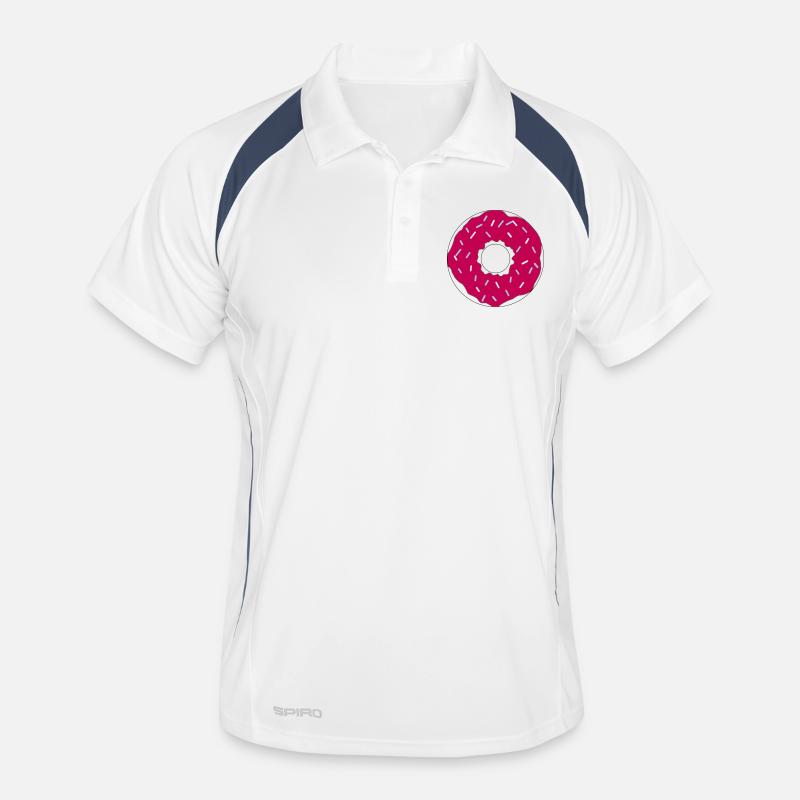 Pink donut Men's Polo breathable