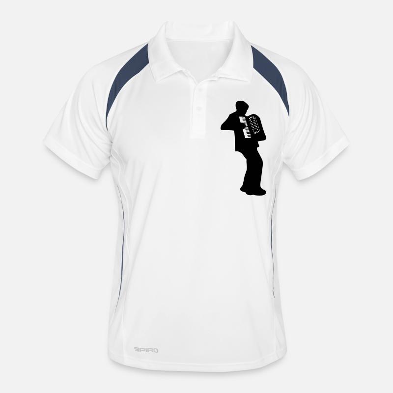 akkordeon Männer Polo atmungsaktiv