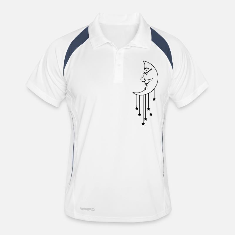 Moon Star (1c) Men's Polo breathable
