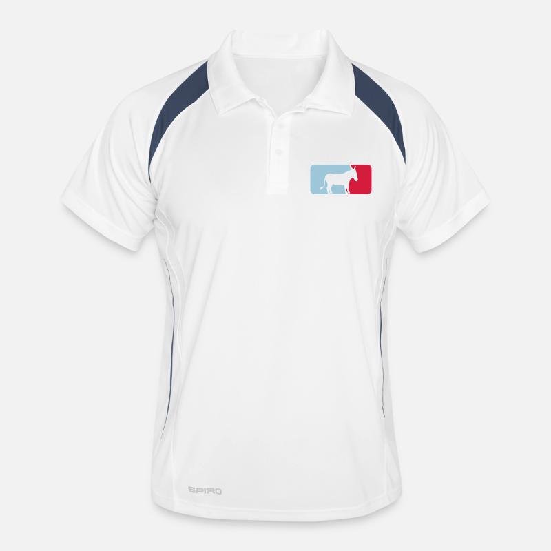 button sport logo cool esel pferd pony klein packe Männer Polo atmungsaktiv