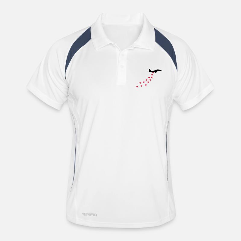 bombardier cœur Polo respirant Homme