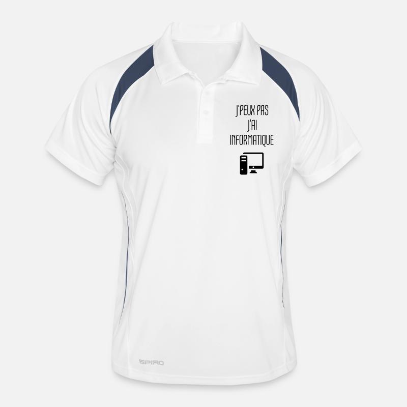 Computer Engineer Informatiker Informaticien Men's Polo breathable