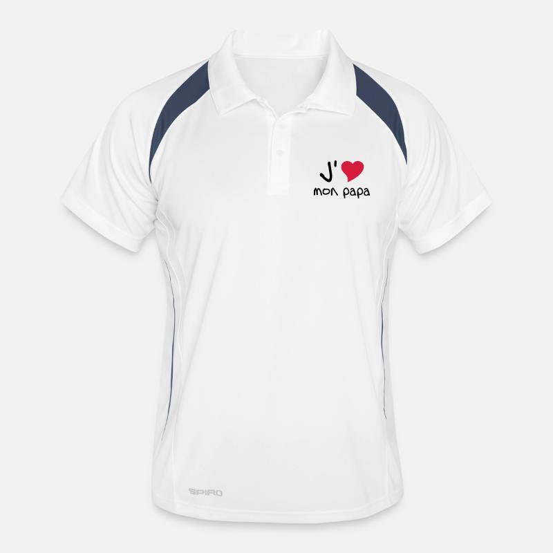 J'aime mon papa Polo respirant Homme