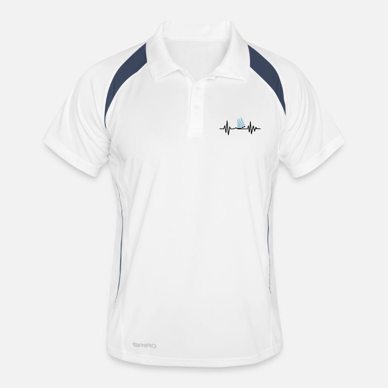 Sailing - Men's Polo breathable - white/navy