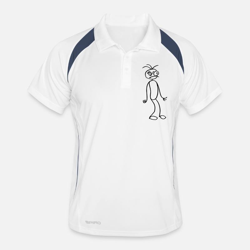 Collez le chiffre Polo respirant Homme