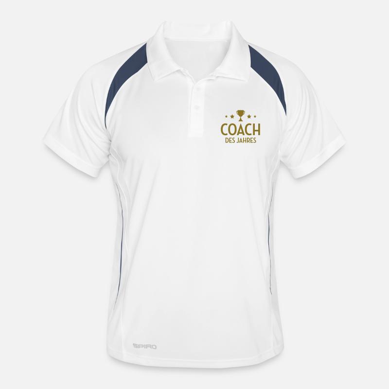 Coach Coachin Coaching Trainer Sport Team Männer Polo atmungsaktiv
