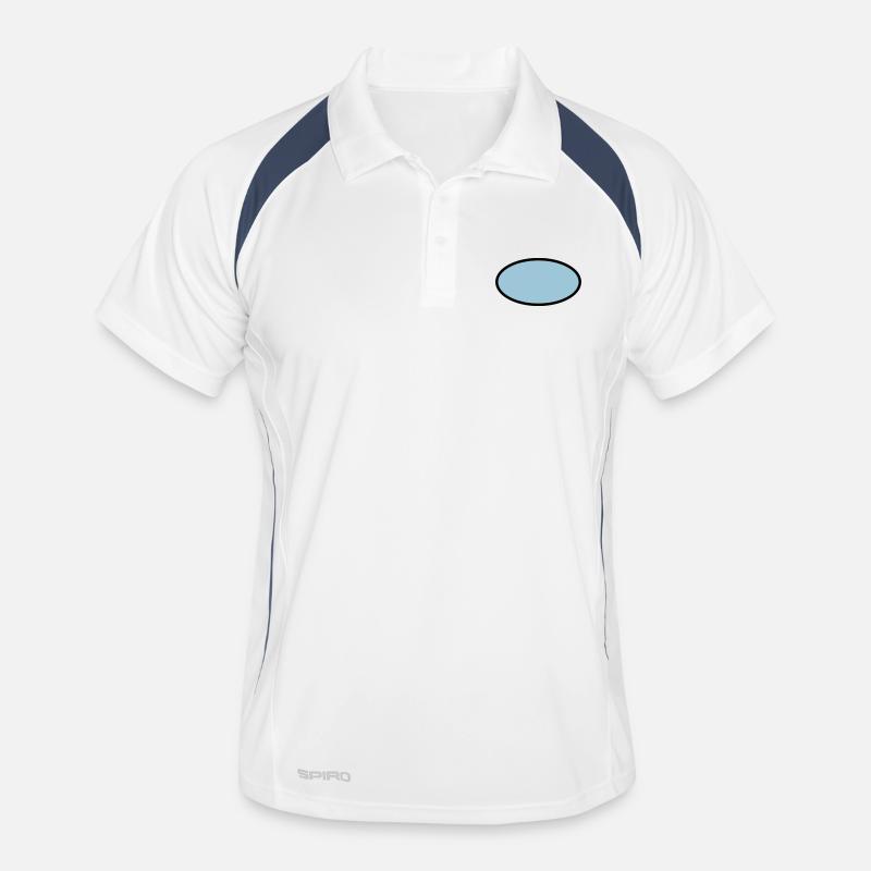 Ovale (à personnaliser) Polo respirant Homme