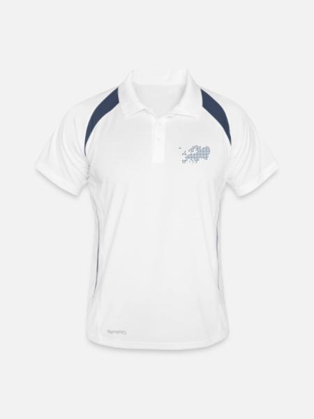 Belfast Dublin Northern Ireland - Men's Polo breathable - white/navy