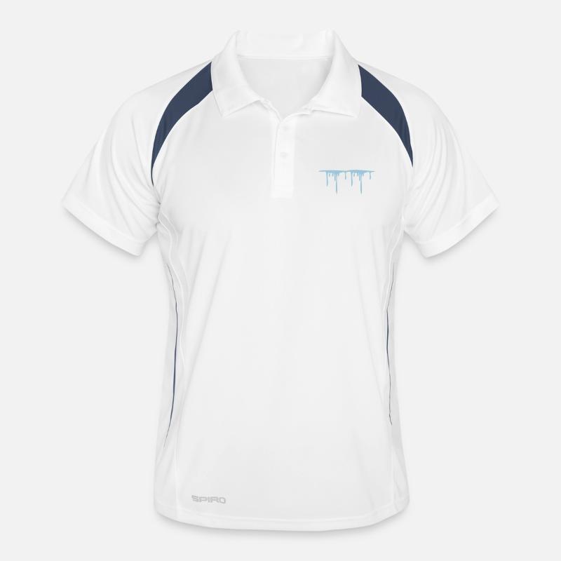 water_dropping_pattern Männer Polo atmungsaktiv