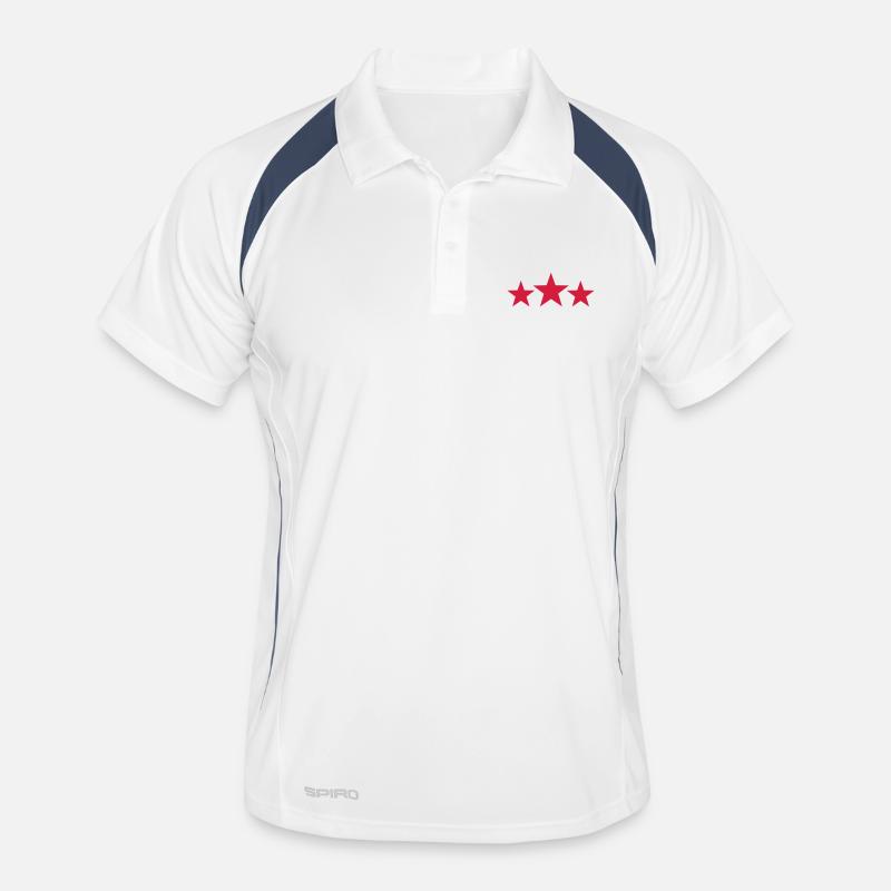 étoiles - étoile Polo respirant Homme