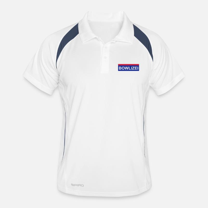 Bowlizei - Bowling Männer Polo atmungsaktiv