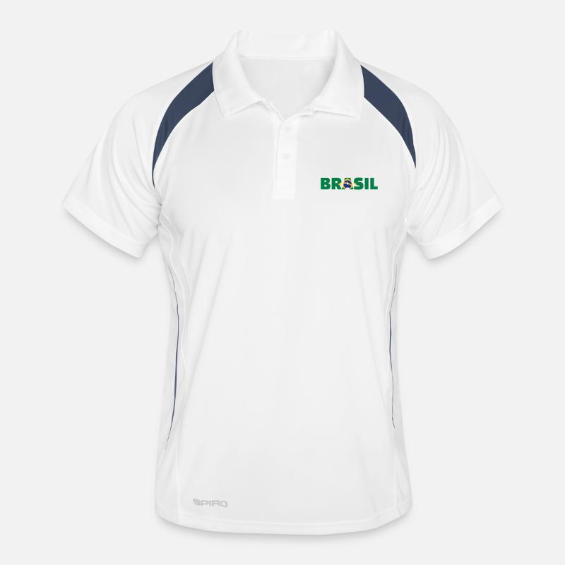 Brasilien Männer Polo atmungsaktiv