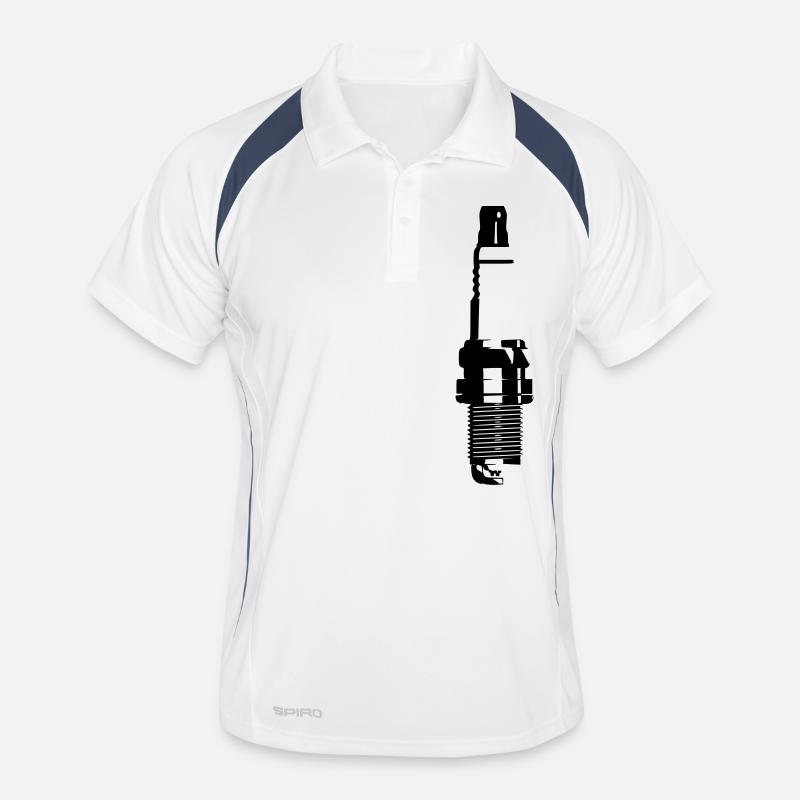 the spark plugs Men's Polo breathable