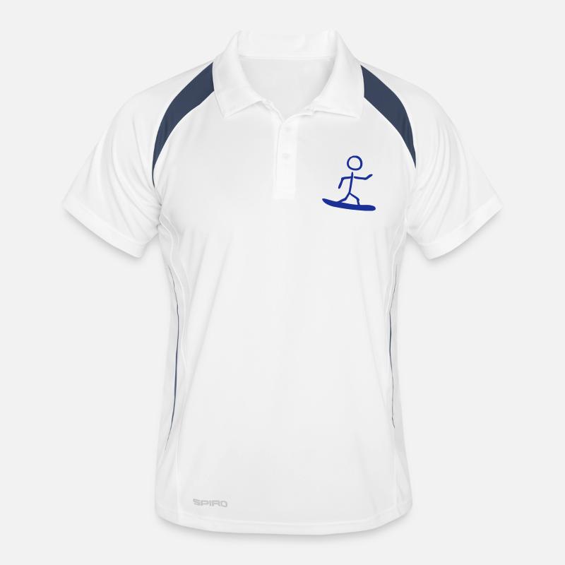 surffer surf surfer surf Polo respirant Homme