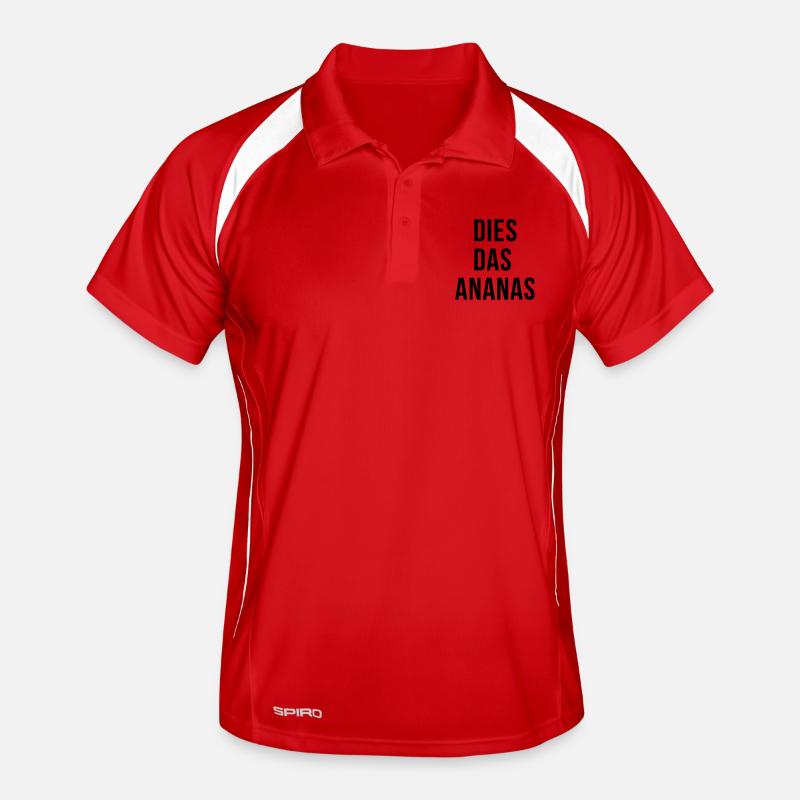 THIS THE PINEAPPLE Men's Polo breathable