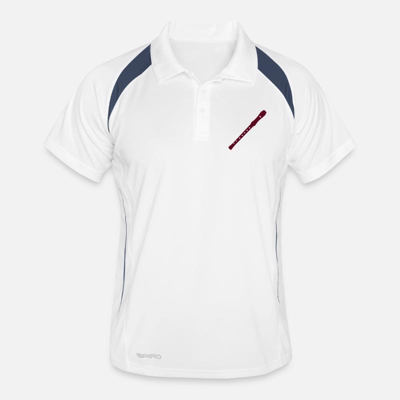 Flöte Männer Polo atmungsaktiv