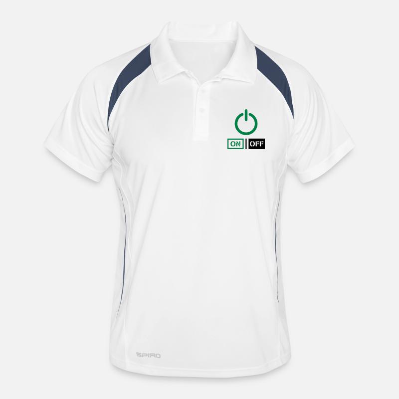 Sur hors alimentation Schalter Design Polo respirant Homme