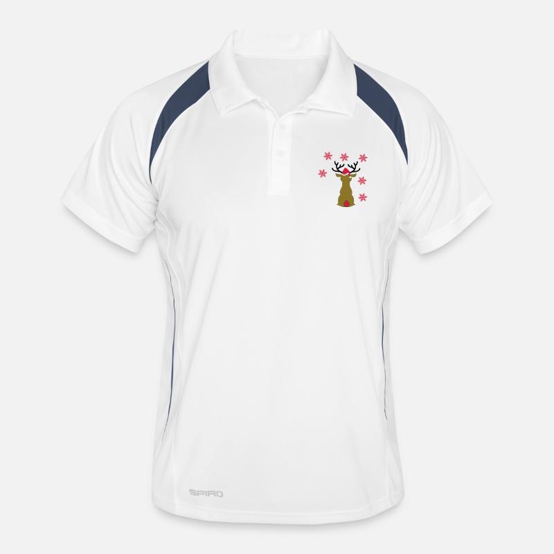 Elch Männer Polo atmungsaktiv