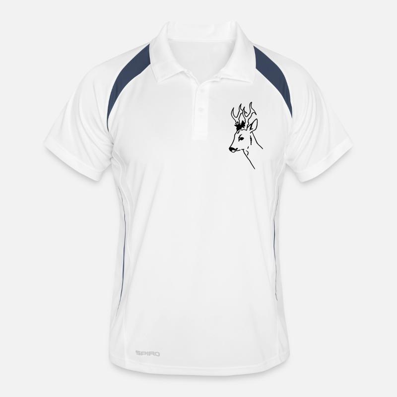 Rehbock Männer Polo atmungsaktiv