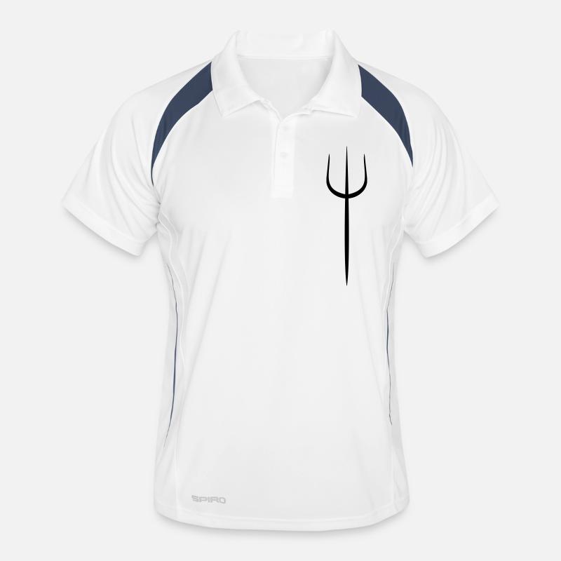 dreizack© Männer Polo atmungsaktiv